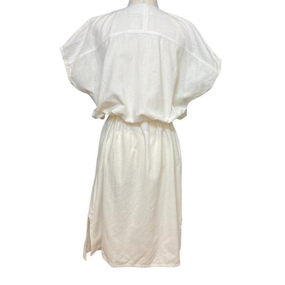 Handmade Embroidered Shirt Dress Multicolor Cotton Short Sleeve Midi sze Medium - Picture 4 of 16